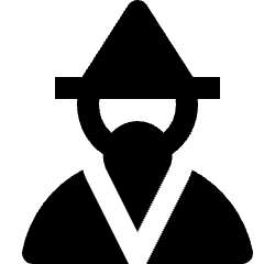 Man Wizard Icon from Nova Solid Set