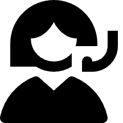 Woman Operator Icon from Nova Solid Set