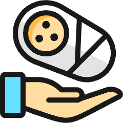 Baby Hold Icon from Ultimate Colors Set