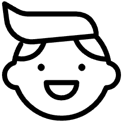 Boy Head 2 Icon from Ultimate Light Set