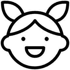 Girl Head Icon from Ultimate Light Set