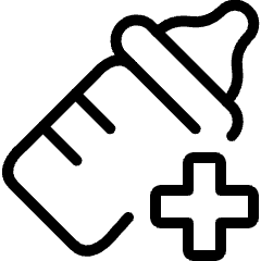 Baby Family Kids Hospital Milk Bottle Icon from Ultimate Light Set