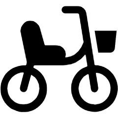 Baby Family Tricycle Icon from Ultimate Bold Set