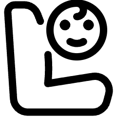 Baby In Car 1 Icon from Ultimate Regular Set