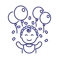 Baby Balloon 1 Illustration from UX Line Set