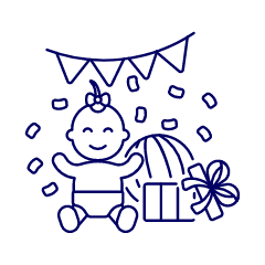 Baby Party 1 Illustration from UX Line Set