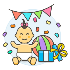 Baby Party 2 Illustration from UX Colors Set