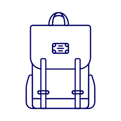 2 STRAP Bagpack Illustration from UX Line Set