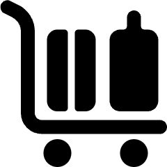 Baggage Cart Icon from Ultimate Bold Set