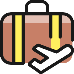 Baggage Plane Icon from Ultimate Colors Set