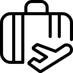 Baggage Plane Icon from Ultimate Light Set