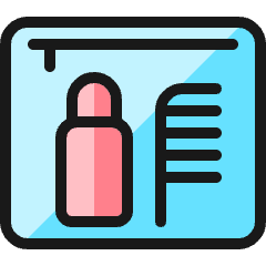 Baggage Scan Icon from Ultimate Colors Set