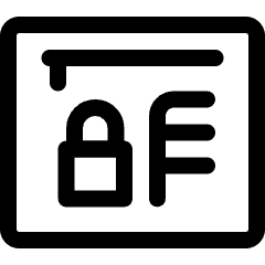 Baggage Scan Icon from Ultimate Regular Set