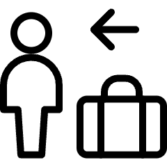 Baggage Take Icon from Ultimate Light Set