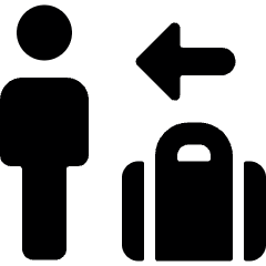 Baggage Take Icon from Ultimate Bold Set