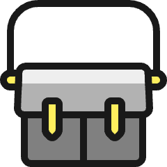 Bag School Icon from Ultimate Colors Set