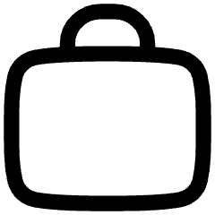 Bag Suitcase 2 Icon from Flex Line Set