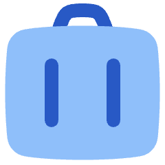 Bag Suitcase 3 Icon from Plump Flat Set