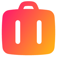Bag Suitcase 3 Icon from Plump Gradient Set