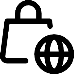 Online Shopping Icon from Core Line Set