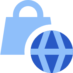 Online Shopping Icon from Sharp Flat Set