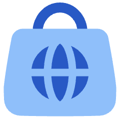 Online Shopping Icon from Plump Flat Set