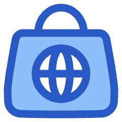 Online Shopping Icon from Plump Duo Set