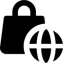 Online Shopping Icon from Core Solid Set