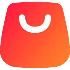 Shopping Bag Icon from Flex Gradient Set