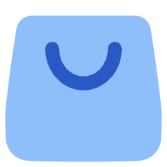 Shopping Bag Icon from Plump Flat Set