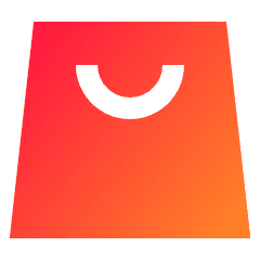 Shopping Bag Icon from Sharp Gradient Set