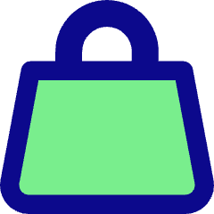 Shopping Bag Hand Bag 2 Icon from Core Pop Set