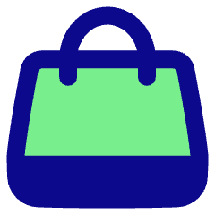 Shopping Bag Hand Bag 2 Icon from Plump Pop Set