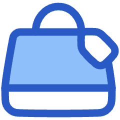 Shopping Bag Hand Bag Price Tag Icon from Plump Duo Set