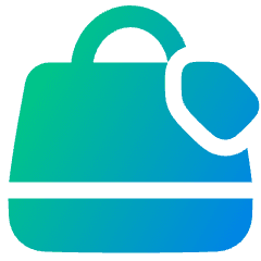 Shopping Bag Hand Bag Price Tag Icon from Plump Gradient Set