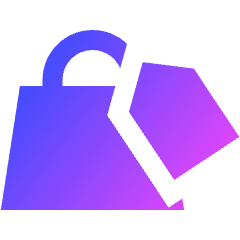 Shopping Bag Hand Bag Price Tag Icon from Sharp Gradient Set