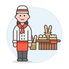 Baker 2 Illustration from UX Colors Set