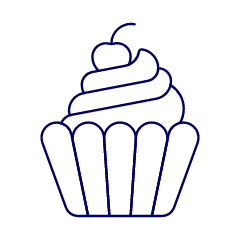 Cupcake 1 Illustration from UX Line Set