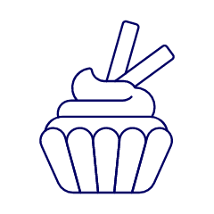 Cupcake 2 Illustration from UX Line Set