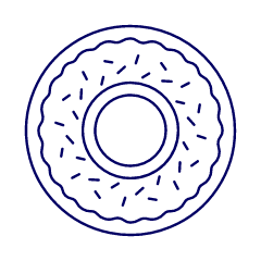 Donut 1 Illustration from UX Line Set