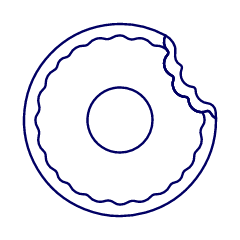 Donut 2 Illustration from UX Line Set