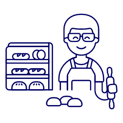 Pastry Chef 1 Illustration from UX Line Set