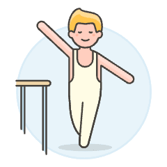 Sports Ballet 4 Illustration from UX Colors Set