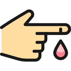 Bandage Finger Bleed Icon from Ultimate Colors Set