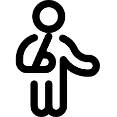 Bandage Shoulder Icon from Ultimate Regular Set