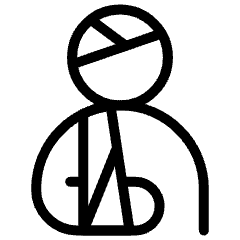 Bandage Shoulder Head Icon from Ultimate Light Set