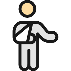 Bandage Shoulder Icon from Ultimate Colors Set