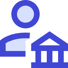 Bank Broker Icon from Sharp Duo Set