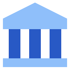 Bank Icon from Sharp Flat Set