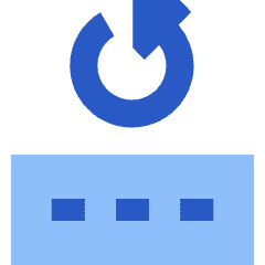 Change Account Pin Password Icon from Sharp Flat Set